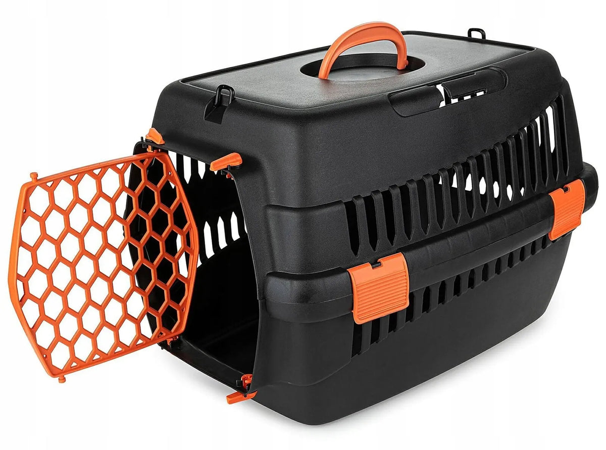 Happet TEDDY S transporteris katei, šuniui ar triušiui, 50 × 33 × 33 cm, oranžinis