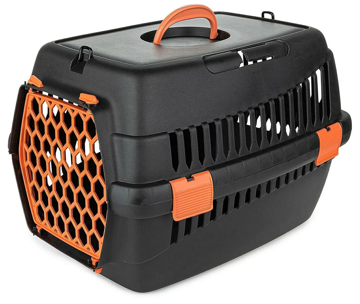 Happet TEDDY S transporteris katei, šuniui ar triušiui, 50 × 33 × 33 cm, oranžinis