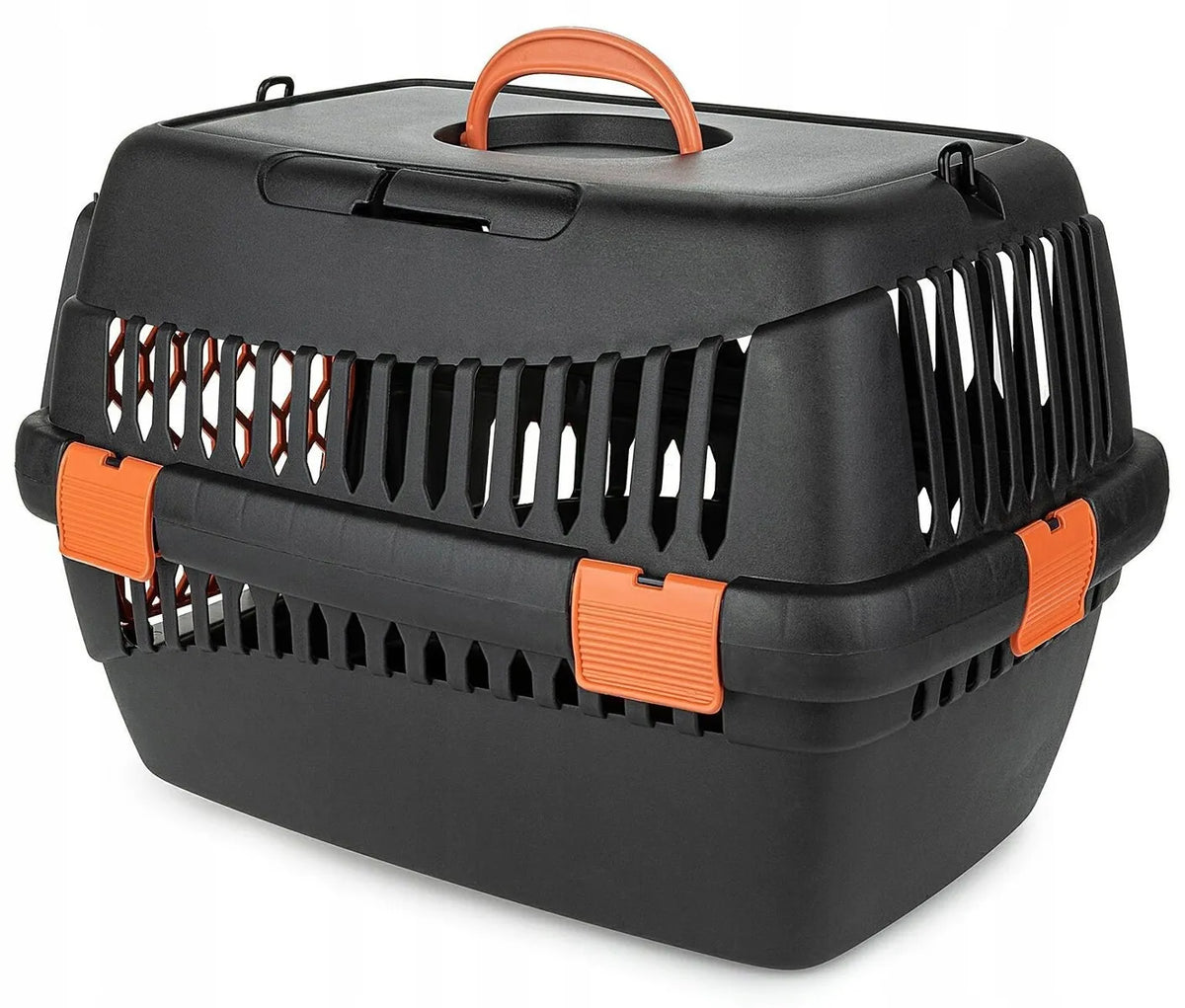 Happet TEDDY S transporteris katei, šuniui ar triušiui, 50 × 33 × 33 cm, oranžinis