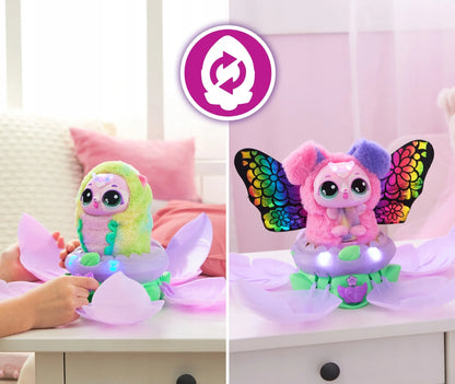 HATCHIMALS BLOOMABLES interaktyvi gėlė su drugelio transformacija