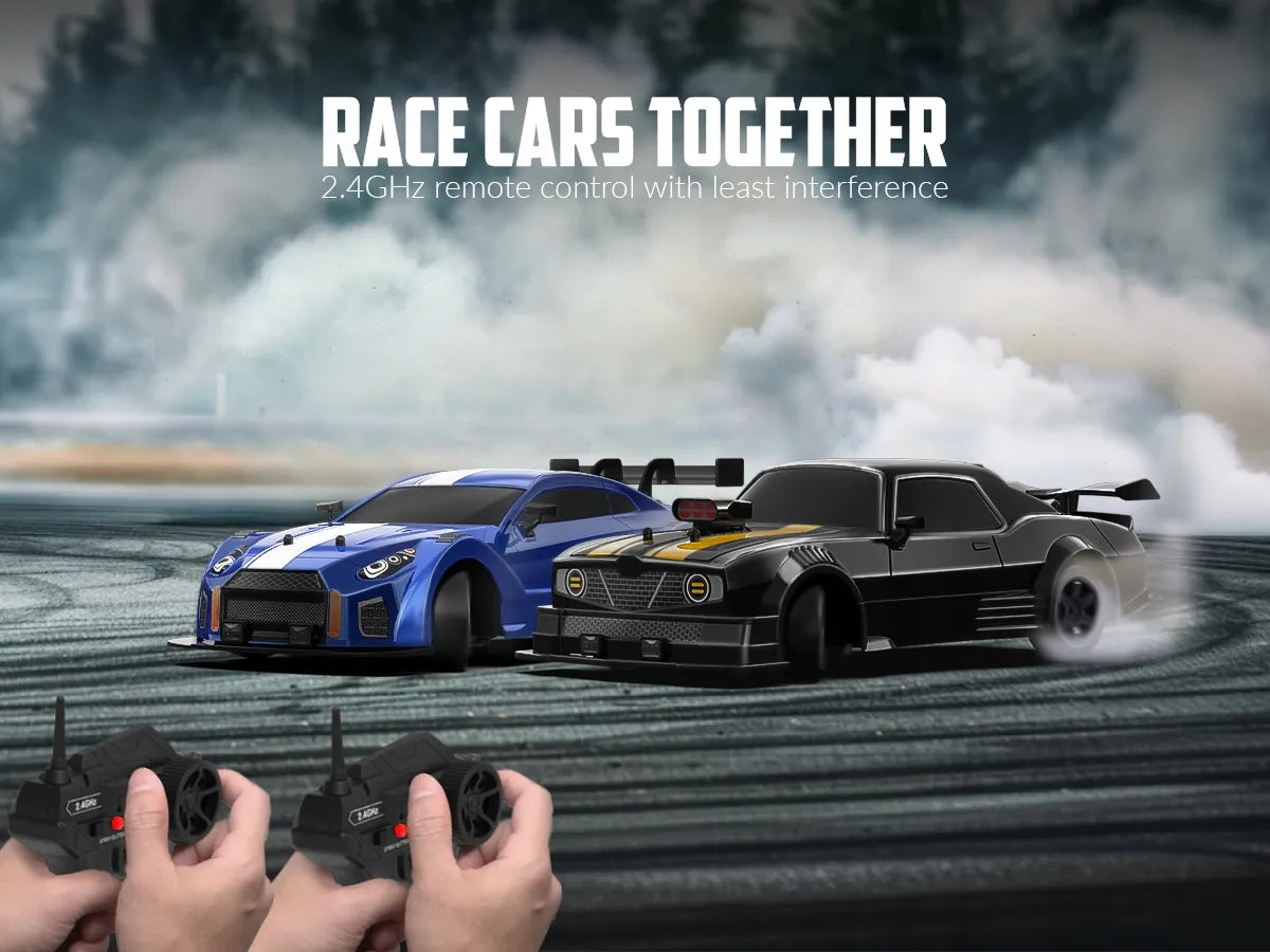 HB Toys 1:16 RC drift automobilis, juodas