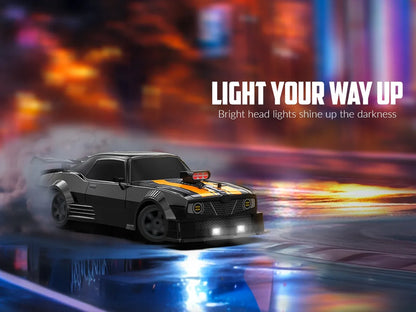 HB Toys 1:16 RC drift automobilis, juodas