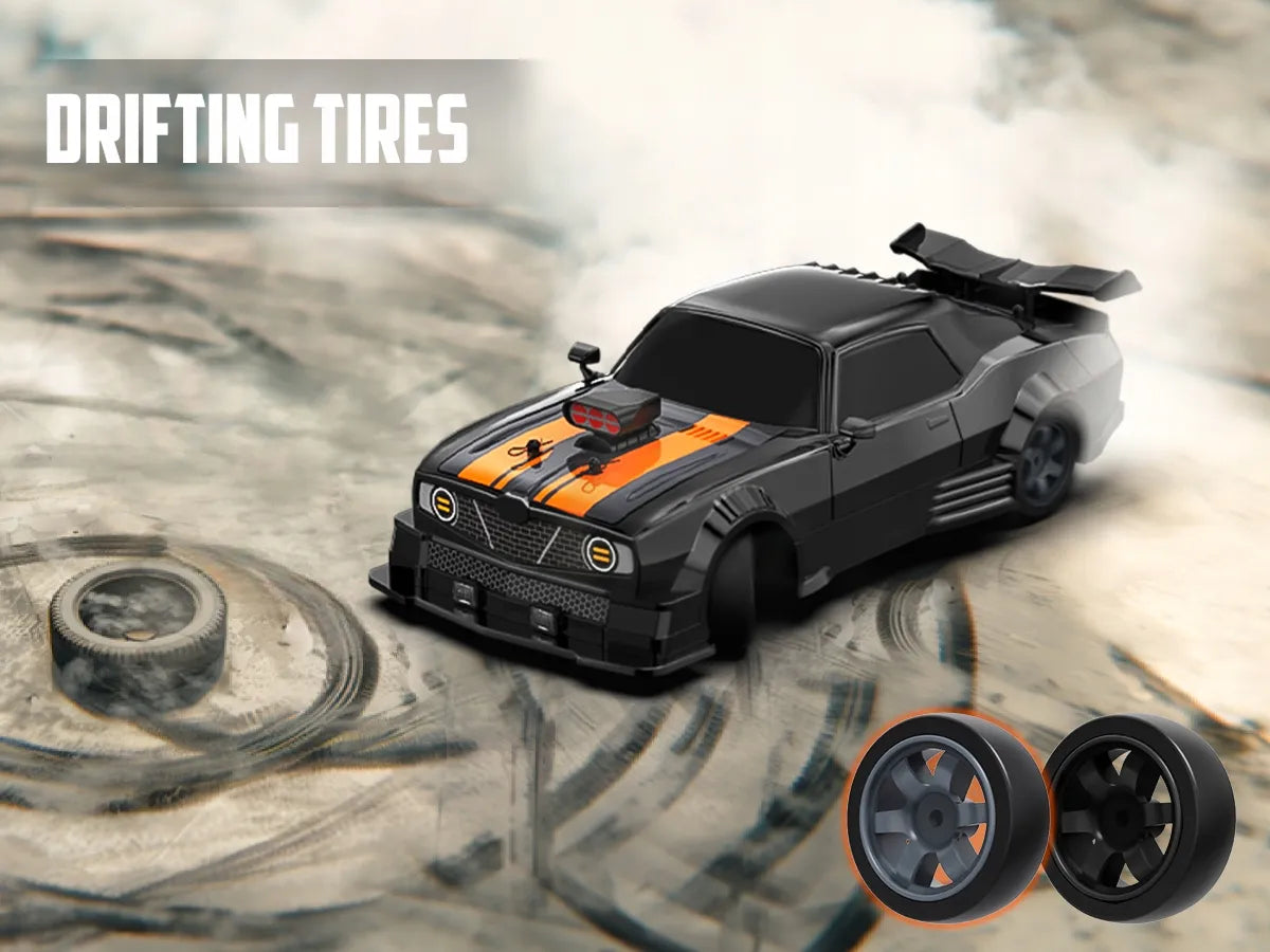 HB Toys 1:16 RC drift automobilis, juodas