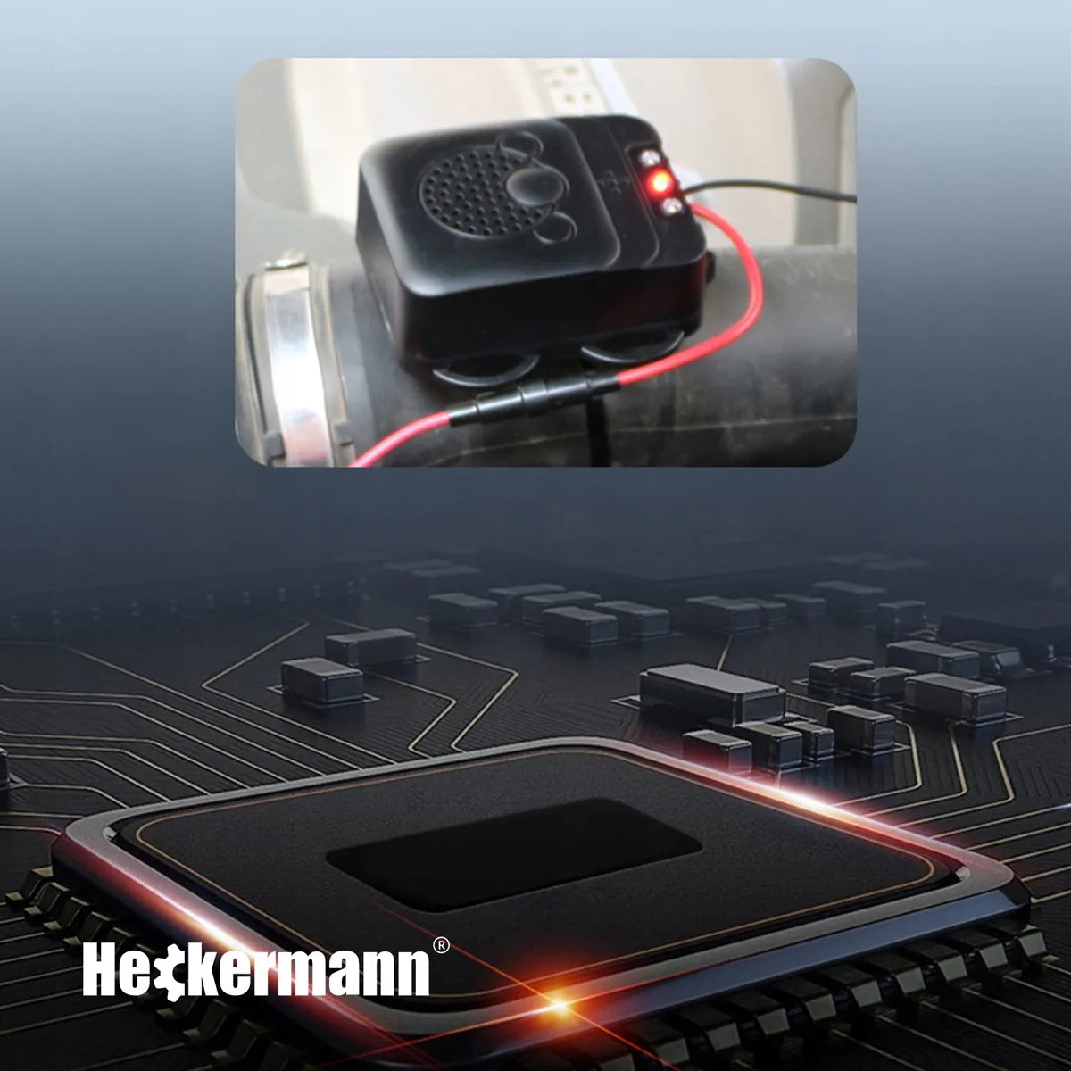 Heckermann 532 ultragarsinis graužikų baidiklis automobiliui