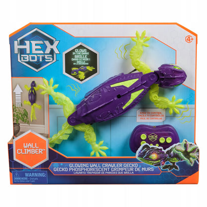 HEX BOTS gekonas – nuotoliniu būdu valdomas, sienomis ropojantis šviečiantis robotas