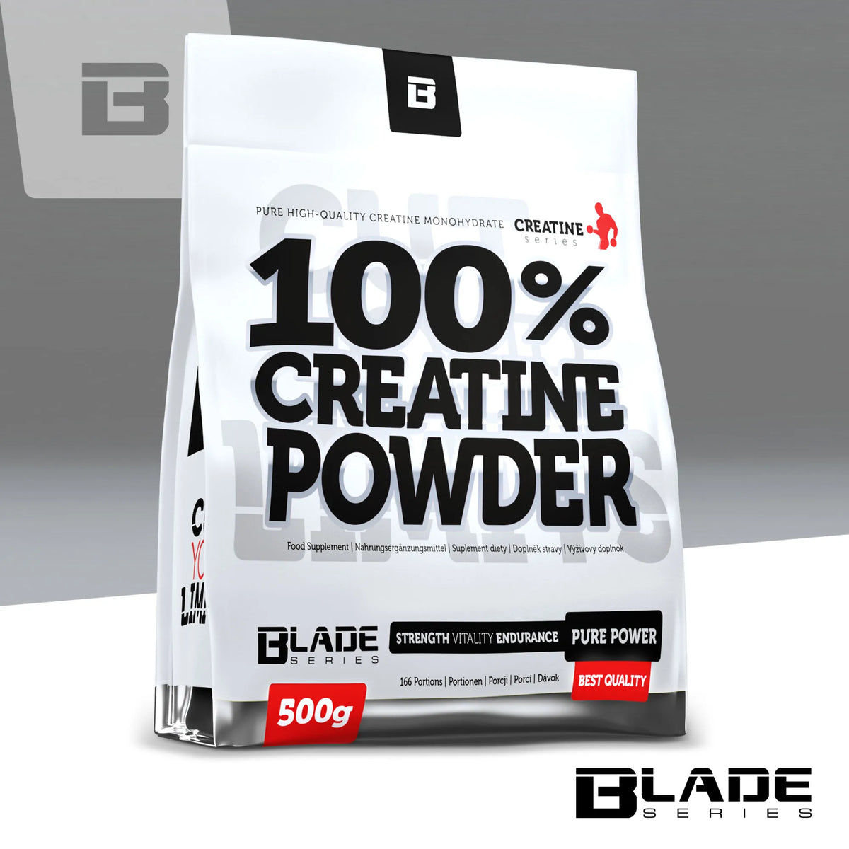 Hi TEC BLADE 100% kreatino milteliai 500 g