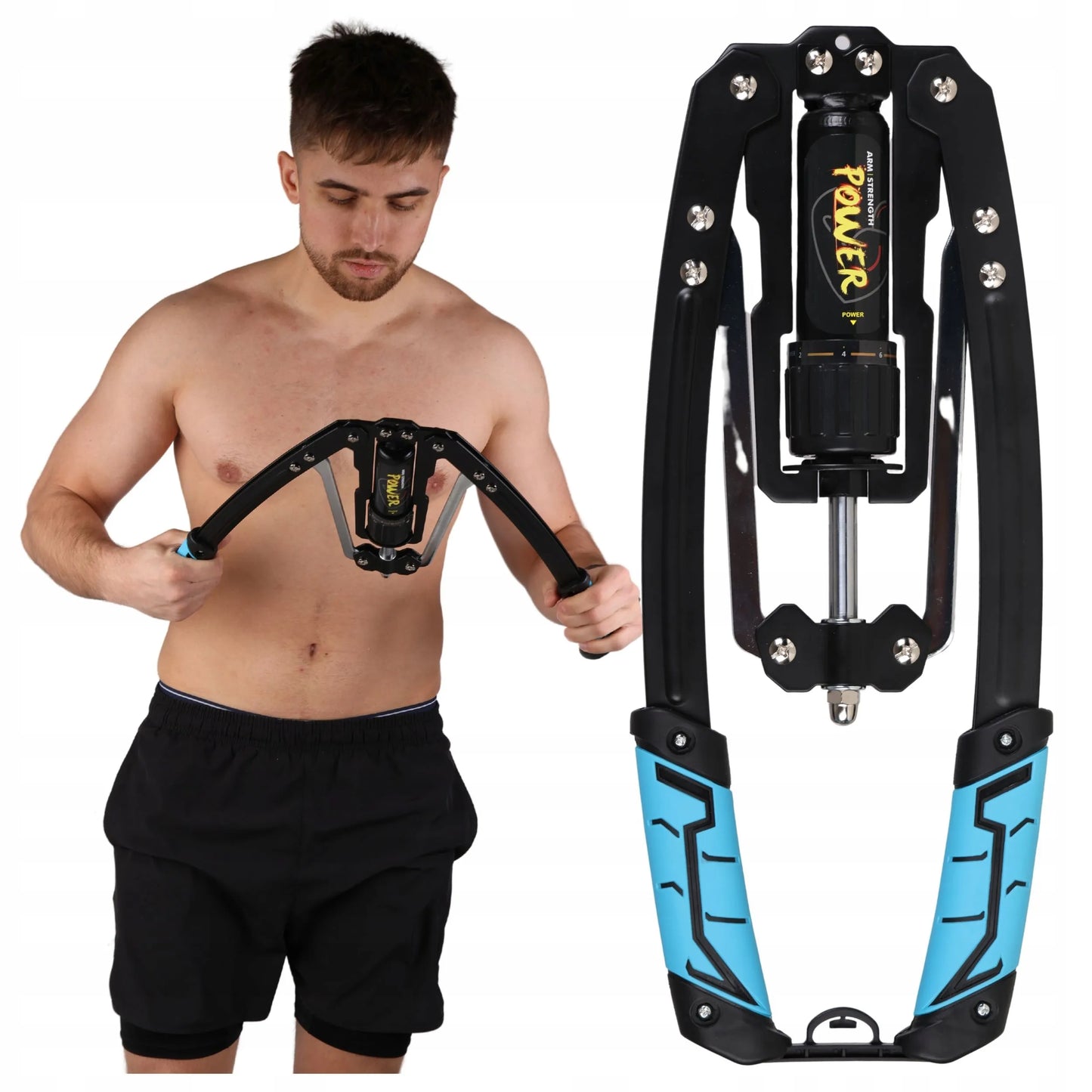 Hidraulinis krūtinės ir rankų treniruoklis Fit4Med, reguliuojamas 10-200 kg