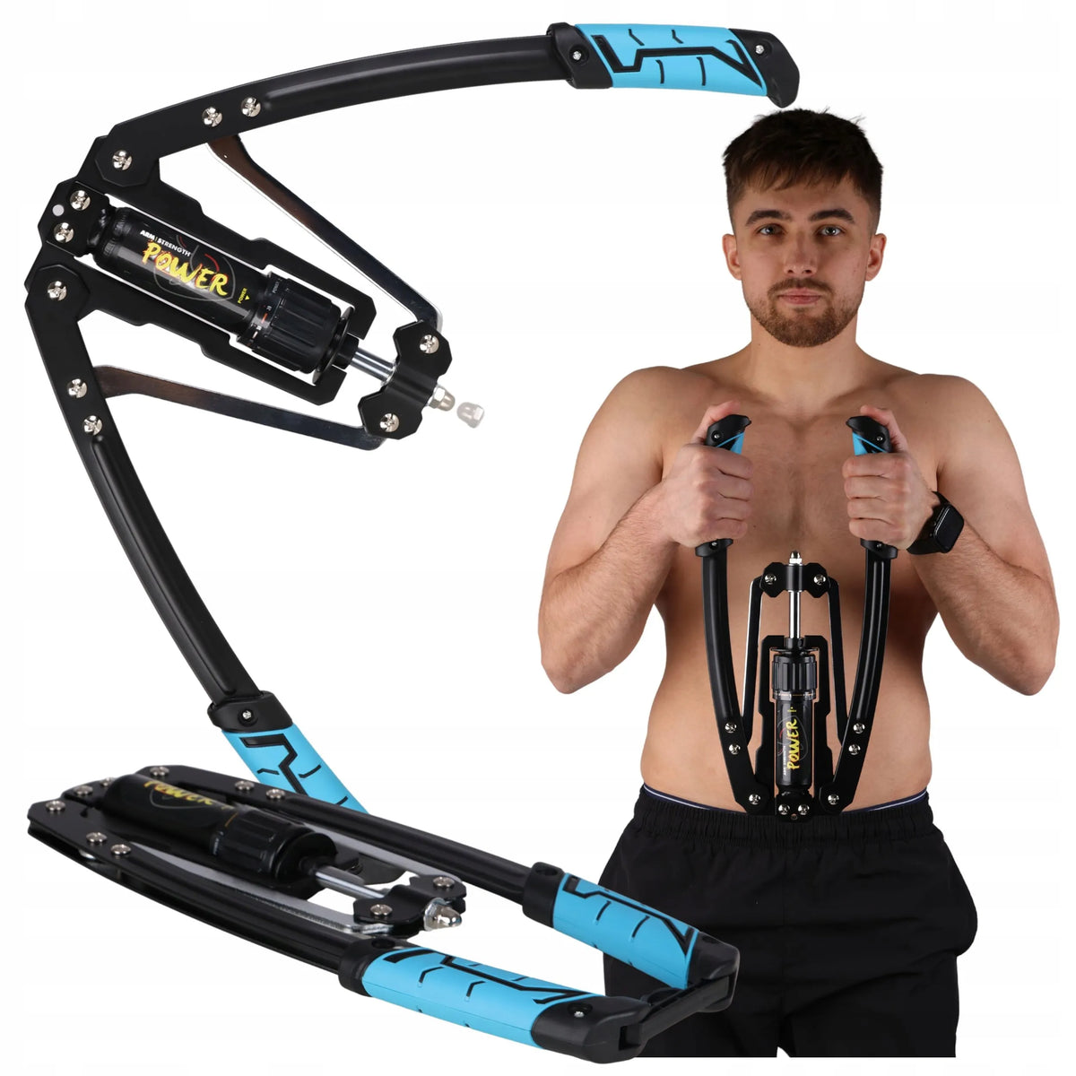 Hidraulinis krūtinės ir rankų treniruoklis Fit4Med, reguliuojamas 10-200 kg
