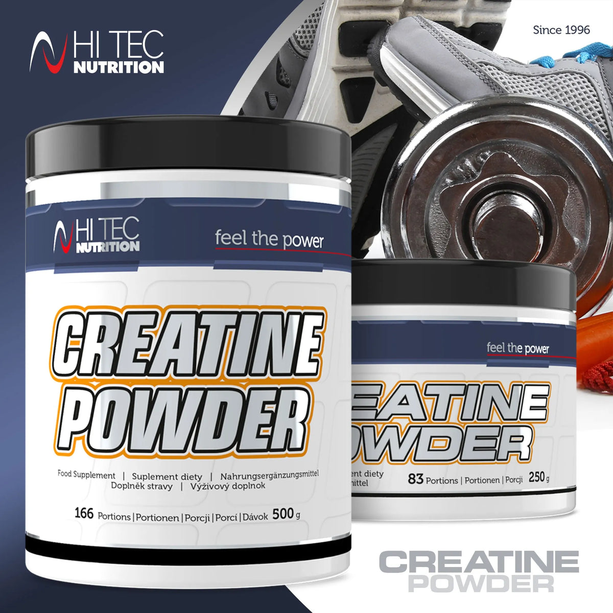 HiTec Nutrition Creatine Powder, kreatino monohidratas, 250 g