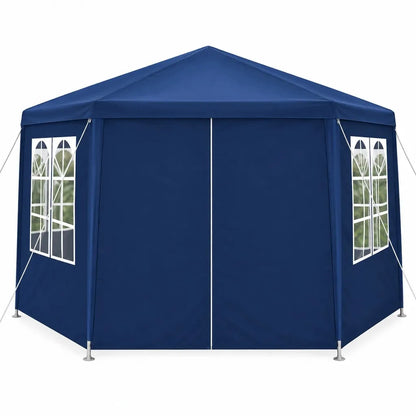 „Holla Garden“ sodo paviljonas 3,9 × 3,9 m, mėlynas, uždaromas, su 6 sienelėmis