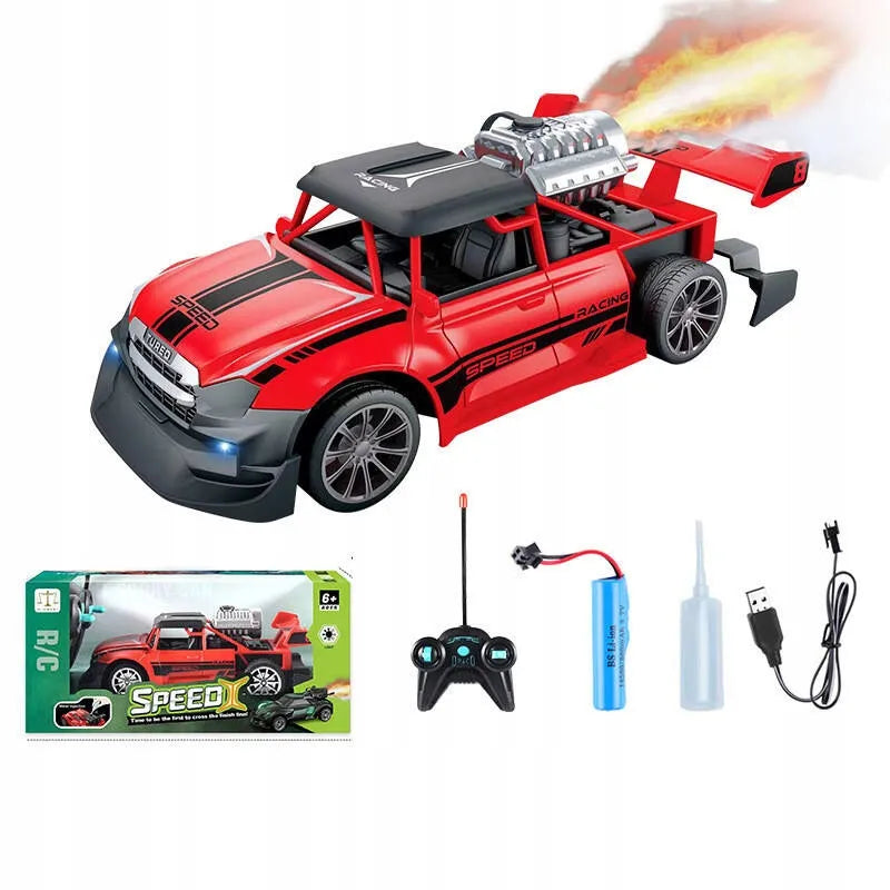 HollaKids „SPEED I“ nuotoliniu būdu valdomas automobilis su garų efektu ir LED žibintais