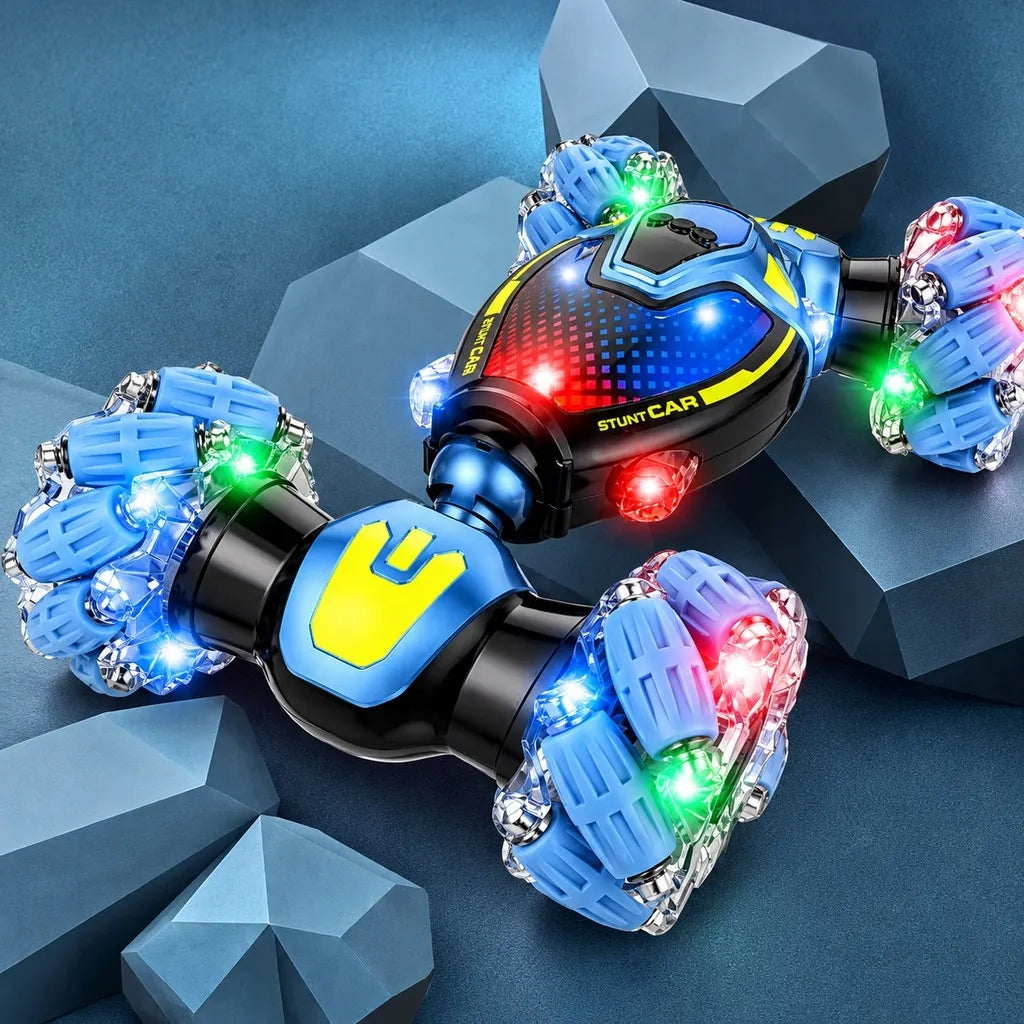 HollaKids „Twister Drift“ nuotoliniu būdu valdomas 4x4 automobilis su gestų valdymu ir LED šviesomis
