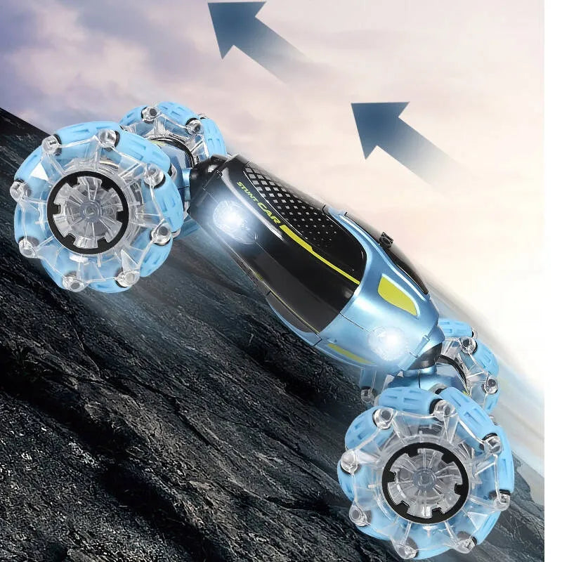HollaKids „Twister Drift“ nuotoliniu būdu valdomas 4x4 automobilis su gestų valdymu ir LED šviesomis