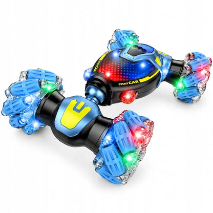HollaKids „Twister Drift“ nuotoliniu būdu valdomas 4x4 automobilis su gestų valdymu ir LED šviesomis