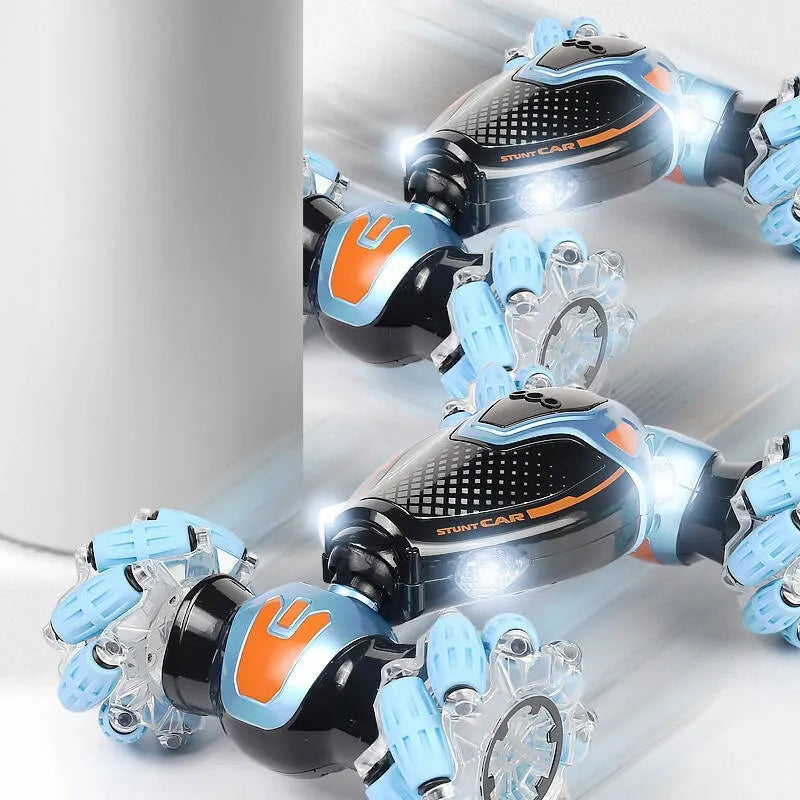 HollaKids „Twister Drift“ nuotoliniu būdu valdomas 4x4 automobilis su gestų valdymu ir LED šviesomis