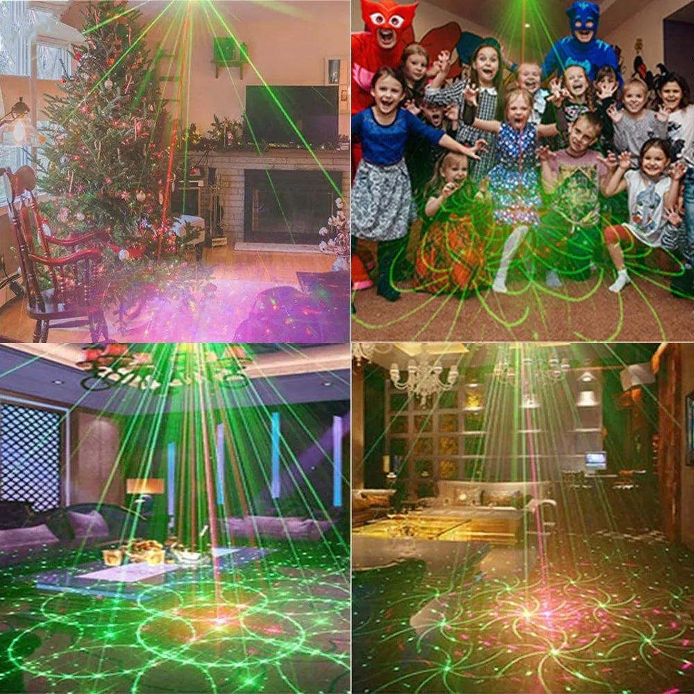 Homkel PROJEKTOR DISCO lazerinis disko rutulys su nuotolinio valdymo pulteliu, muzikiniu režimu ir RGB LED 8W
