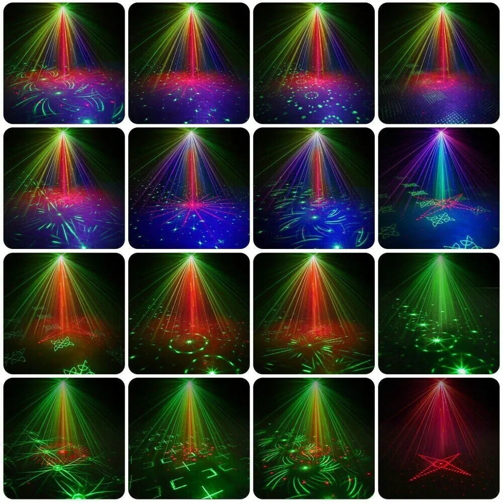Homkel PROJEKTOR DISCO lazerinis disko rutulys su nuotolinio valdymo pulteliu, muzikiniu režimu ir RGB LED 8W