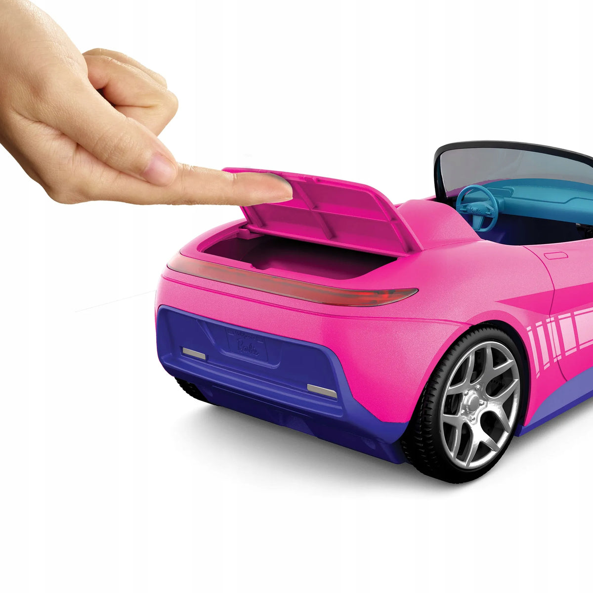 „Hot Wheels Barbie“ rožinis nuotoliniu būdu valdomas kabrioletas + lėlė