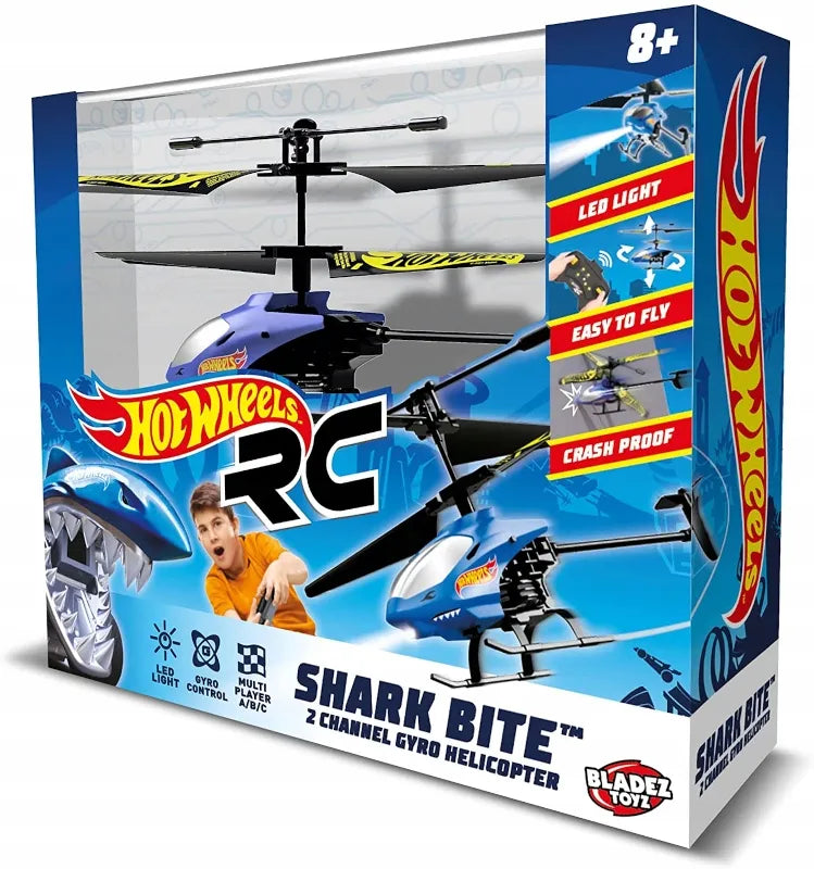 Hot Wheels Bladez Shark Bite nuotoliniu būdu valdomas sraigtasparnis RC