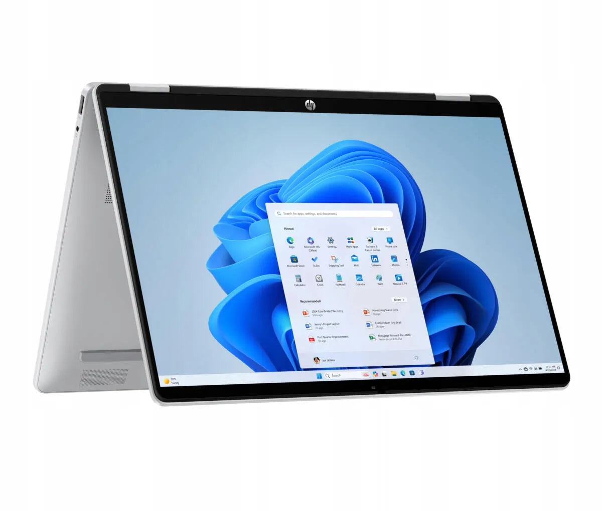 HP OmniBook 5 Flip 14 2-in-1 nešiojamasis kompiuteris, Core 7 150U, 16GB, 512GB SSD, FHD, lietimui jautrus ekranas, Win11