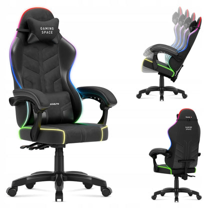 Huzaro Force 2.7 RGB žaidimų ir darbo prie kompiuterio krėslas