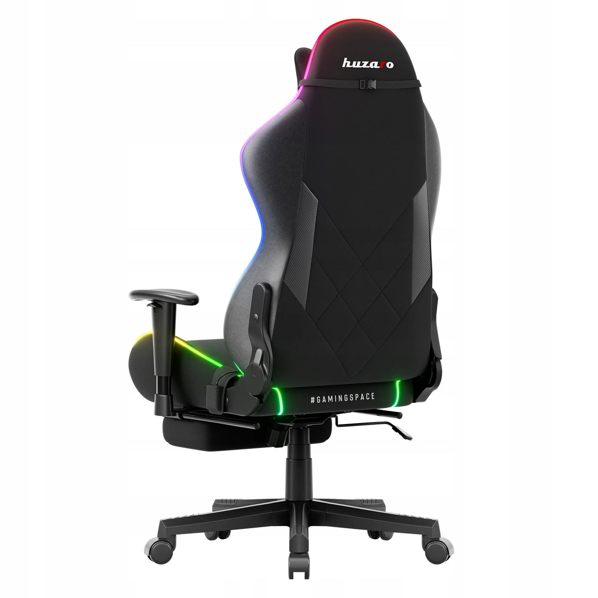 Huzaro Force 5.7 RGB pasukama žaidimų kėdė su reguliuojamu aukščiu