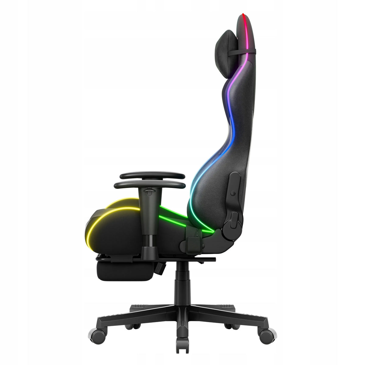 Huzaro Force 5.7 RGB pasukama žaidimų kėdė su reguliuojamu aukščiu
