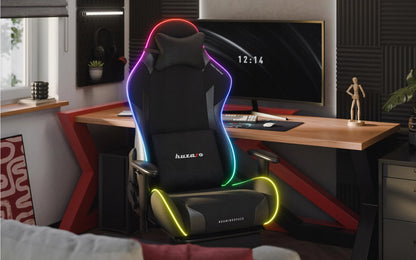 Huzaro Force 5.7 RGB pasukama žaidimų kėdė su reguliuojamu aukščiu