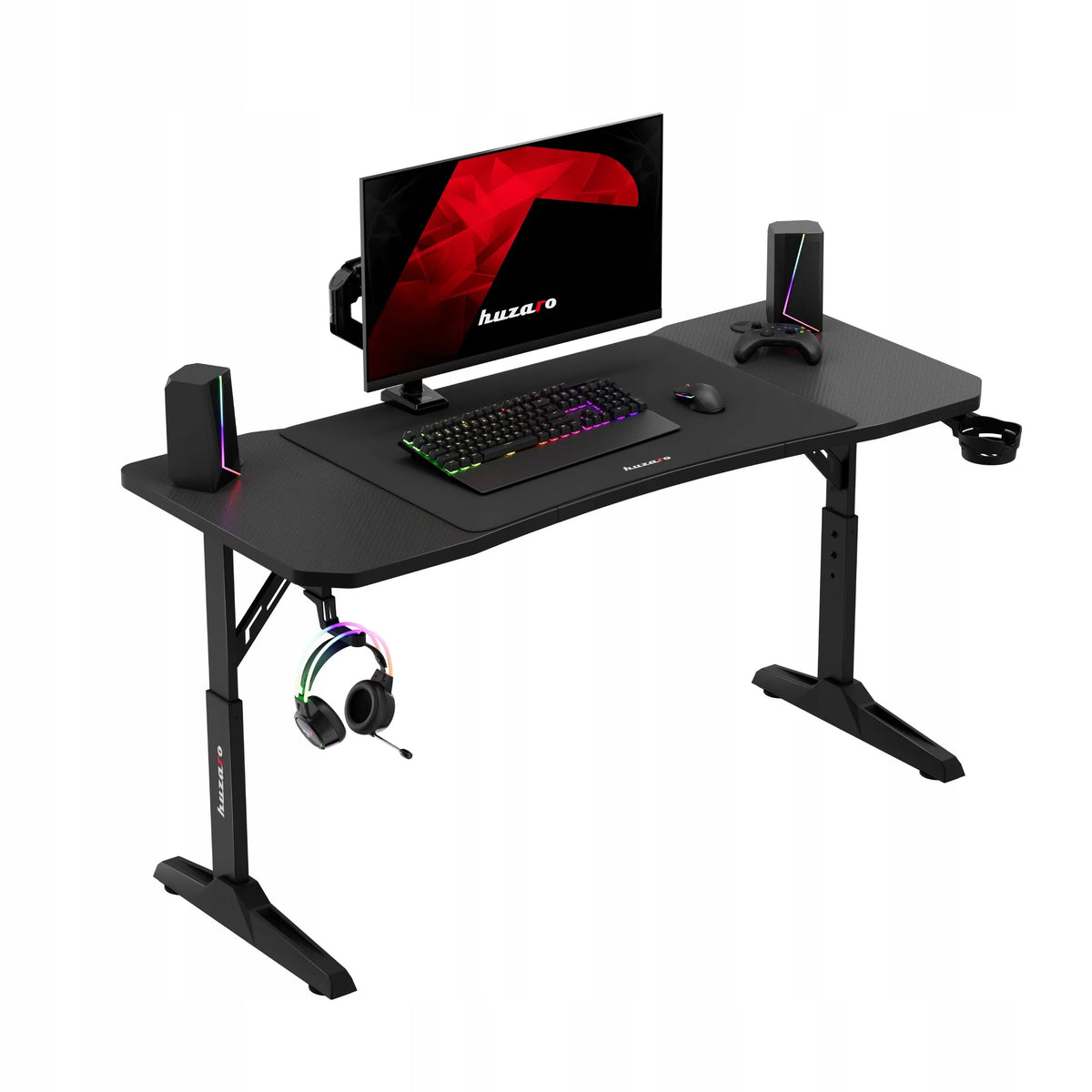 Huzaro Hero 3.6 Black žaidimų stalas kompiuteriui
