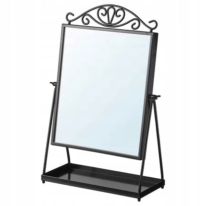 IKEA KARMSUND juodas stalo veidrodis, 27 × 43 cm