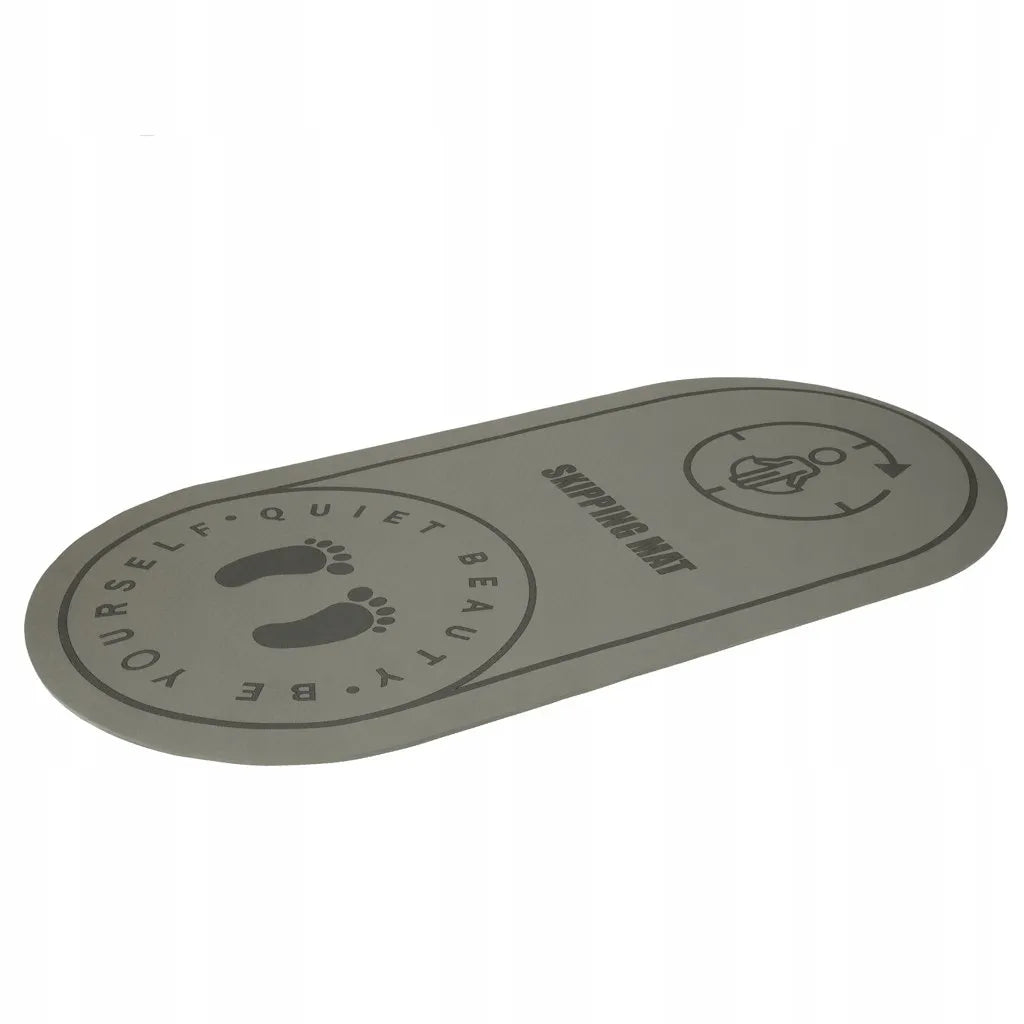 Ikonka fitneso ir jogos kilimėlis, neslystantis ir slopinantis garsą, 125 × 61,5 × 0,6 cm