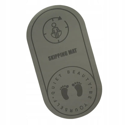 Ikonka fitneso ir jogos kilimėlis, neslystantis ir slopinantis garsą, 125 × 61,5 × 0,6 cm