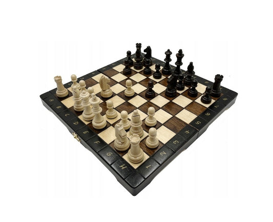 Medinė šachmatų lenta – 28,7 × 28,7 cm