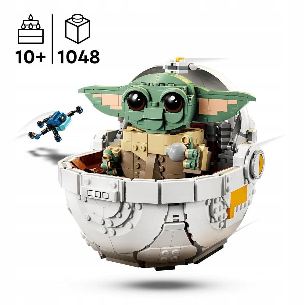 LEGO Star Wars – Grogu su skraidančiu vežimėliu