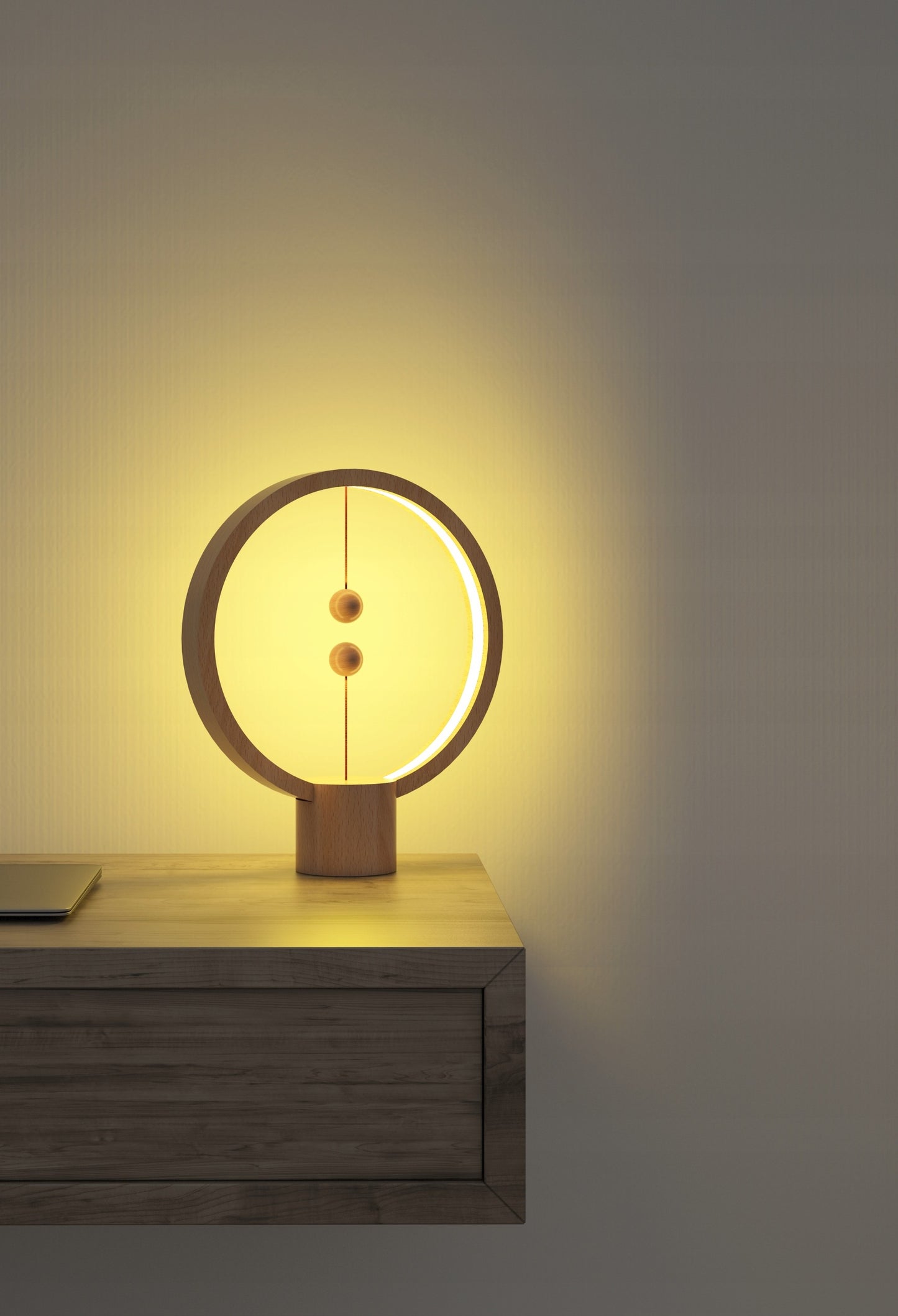 Levituojanti Heng Balance LED Lempa - Apvalus Jungiklis