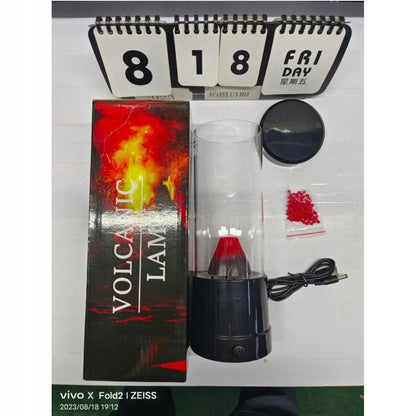 Lavos Lempa su Raudonu Apšvietimu - Vulkanas