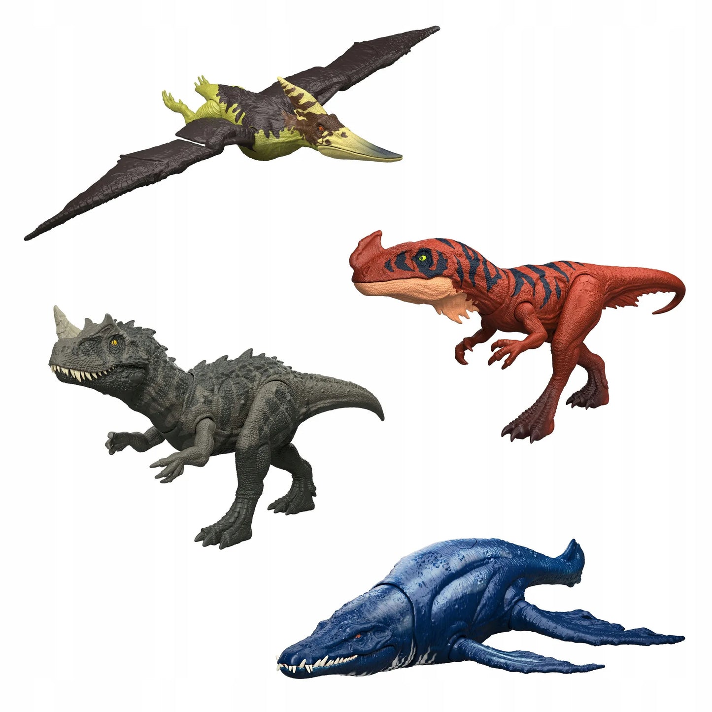 Interaktyvi figūrėlė Jurassic World riaumojantis Afrovenator su šviesos ir garso efektais