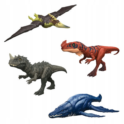 Interaktyvi figūrėlė Jurassic World riaumojantis Afrovenator su šviesos ir garso efektais