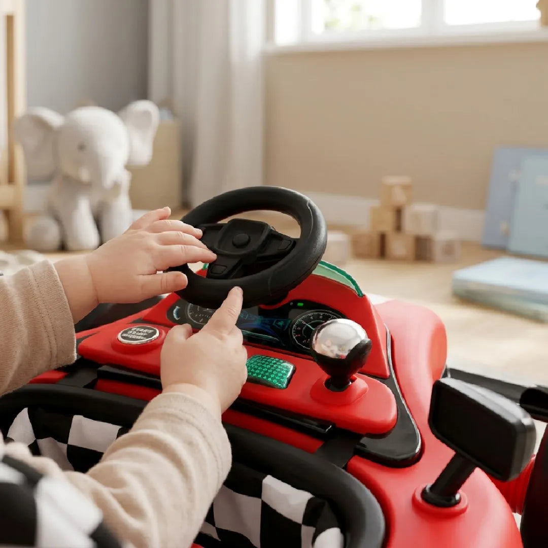 Interaktyvi vaikštynė 3in1 Formula 1, raudona