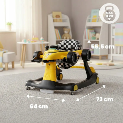 Interaktyvi vaikštynė-stūmdukas Sun Baby Formula 1 3in1 su garsais