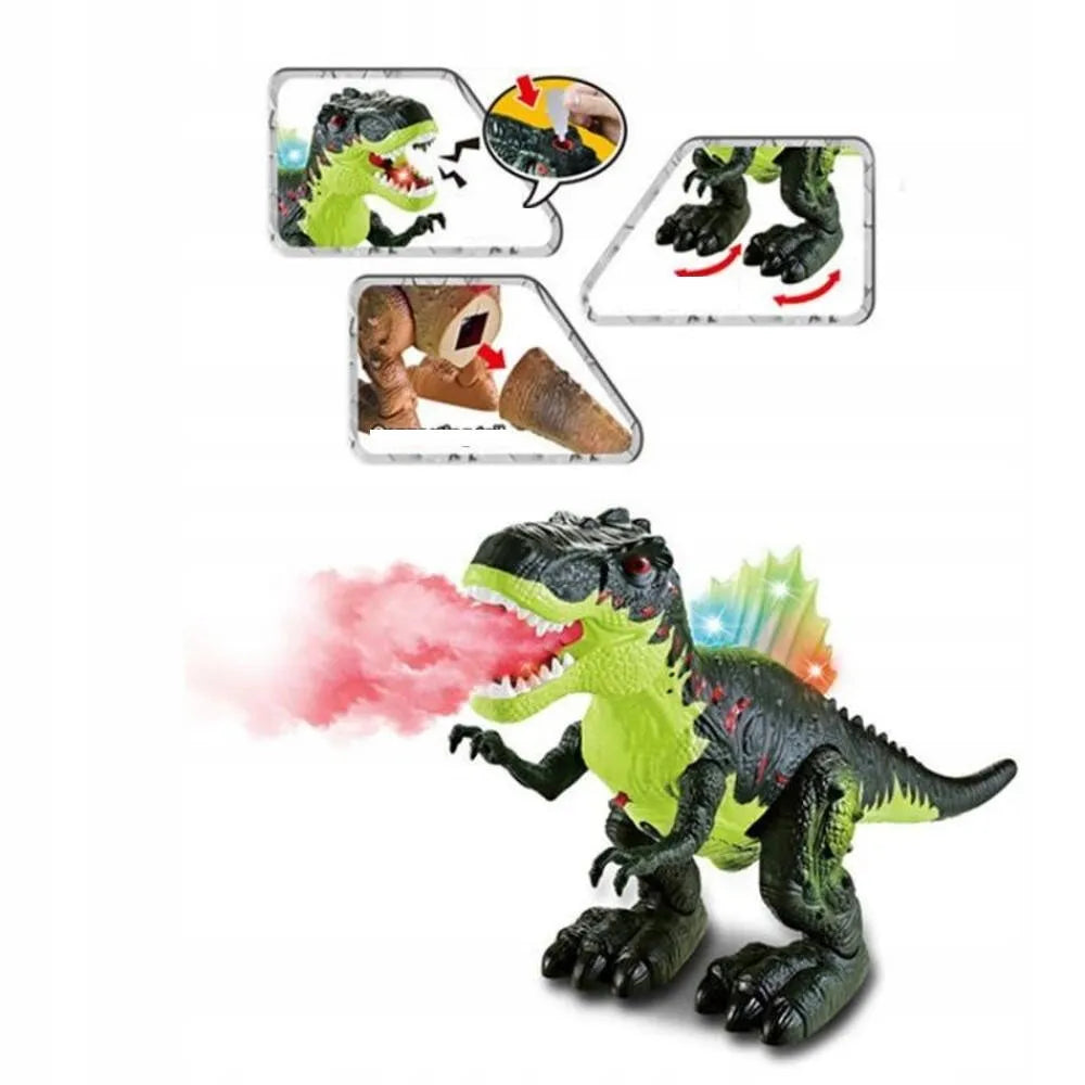 Interaktyvus dinozauras T-Rex XXL – šviečia, riaumoja, vaikšto ir pučia garais