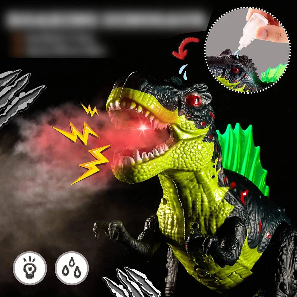 Interaktyvus dinozauras T-Rex XXL – šviečia, riaumoja, vaikšto ir pučia garais