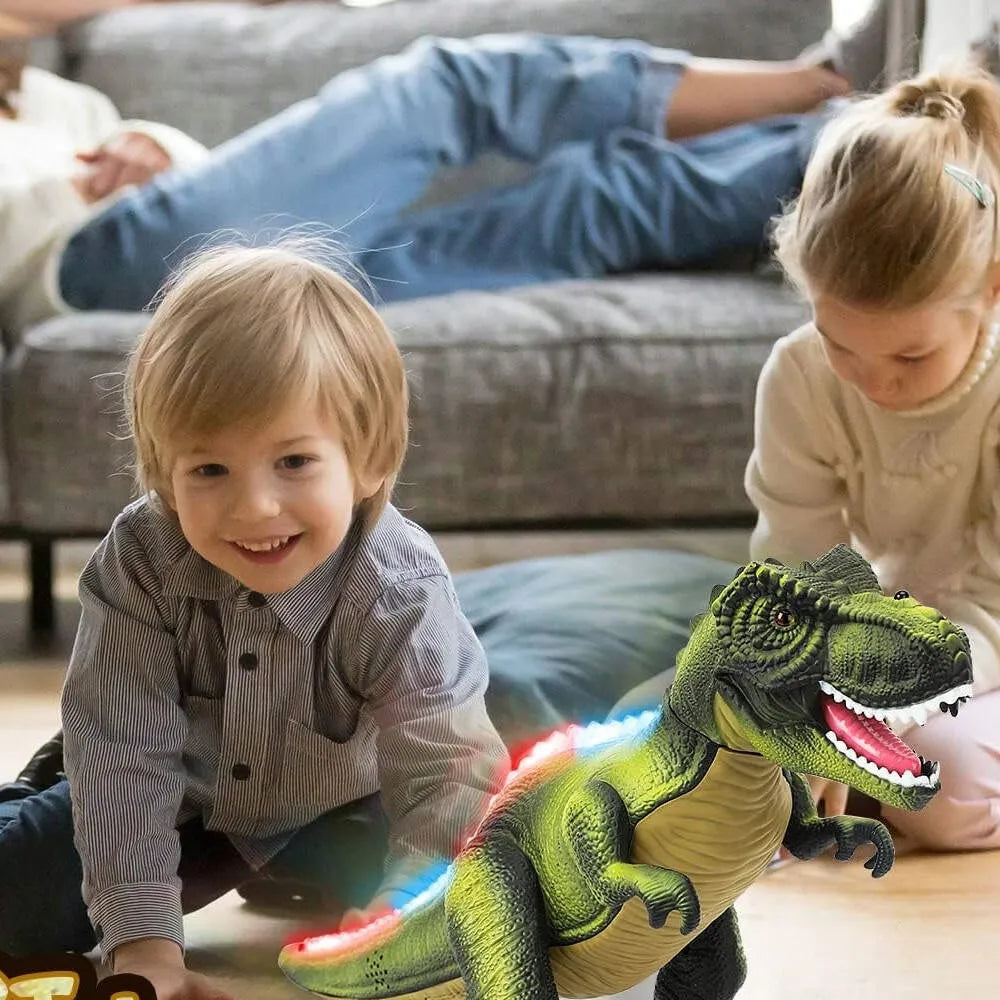 Interaktyvus dinozauras T-Rex XXL – šviečia, riaumoja, vaikšto ir pučia garais