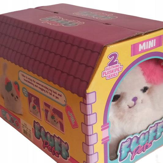 Interaktyvus pliušinis KAČIUKAS "FLUFF Pets" serijos su garsais ir mirksinčiomis akimis
