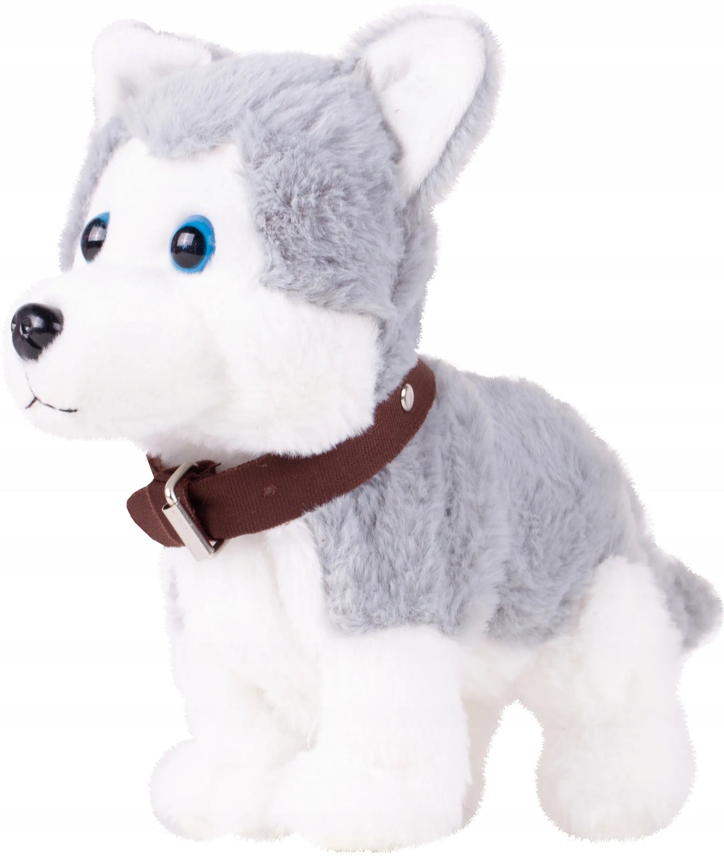Interaktyvus pliušinis šuniukas Husky, valdomas balsu, loja
