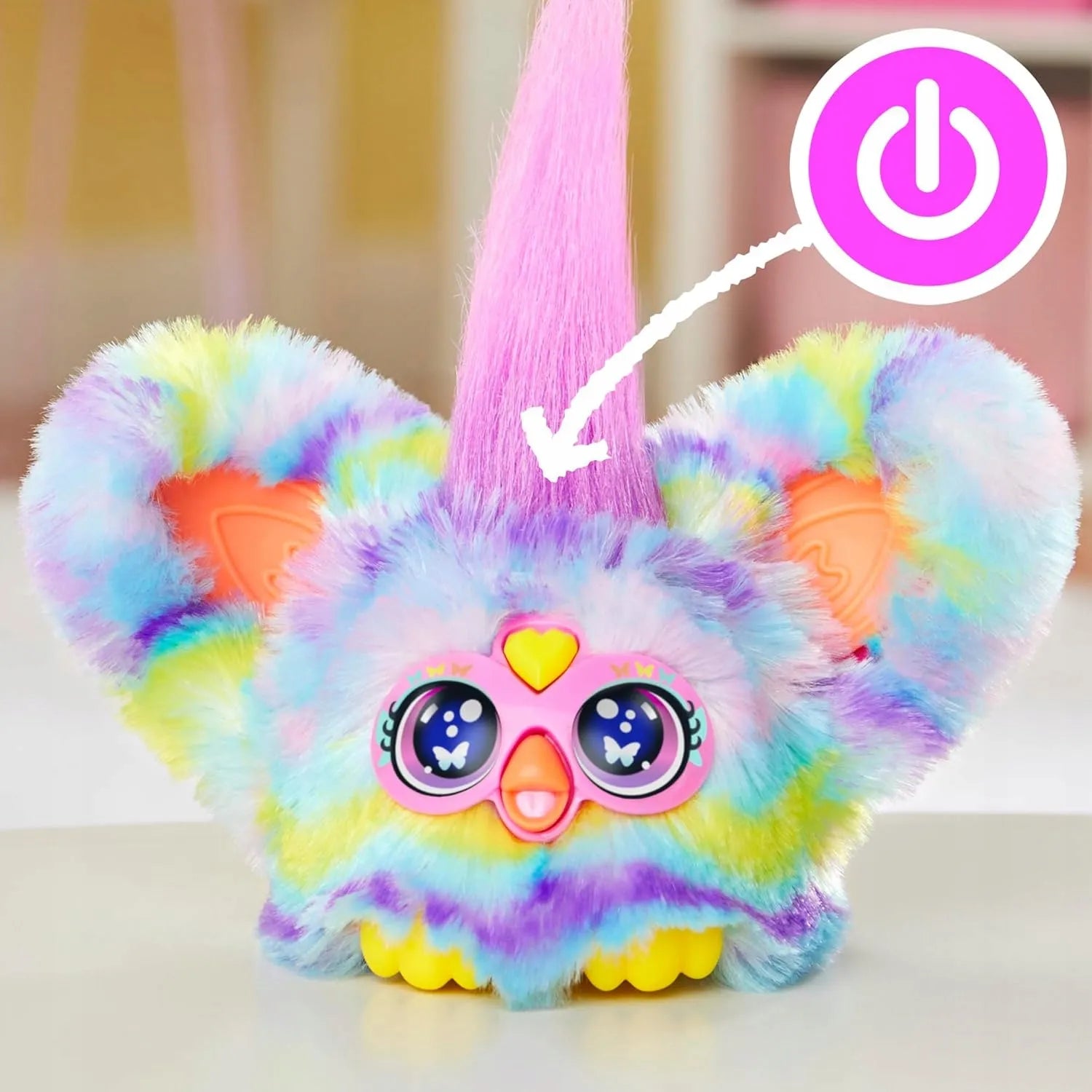 Interaktyvus pliušinis žaislas FURBY FURBLETTES SWEE-DEE, 5 cm, 45 garsai