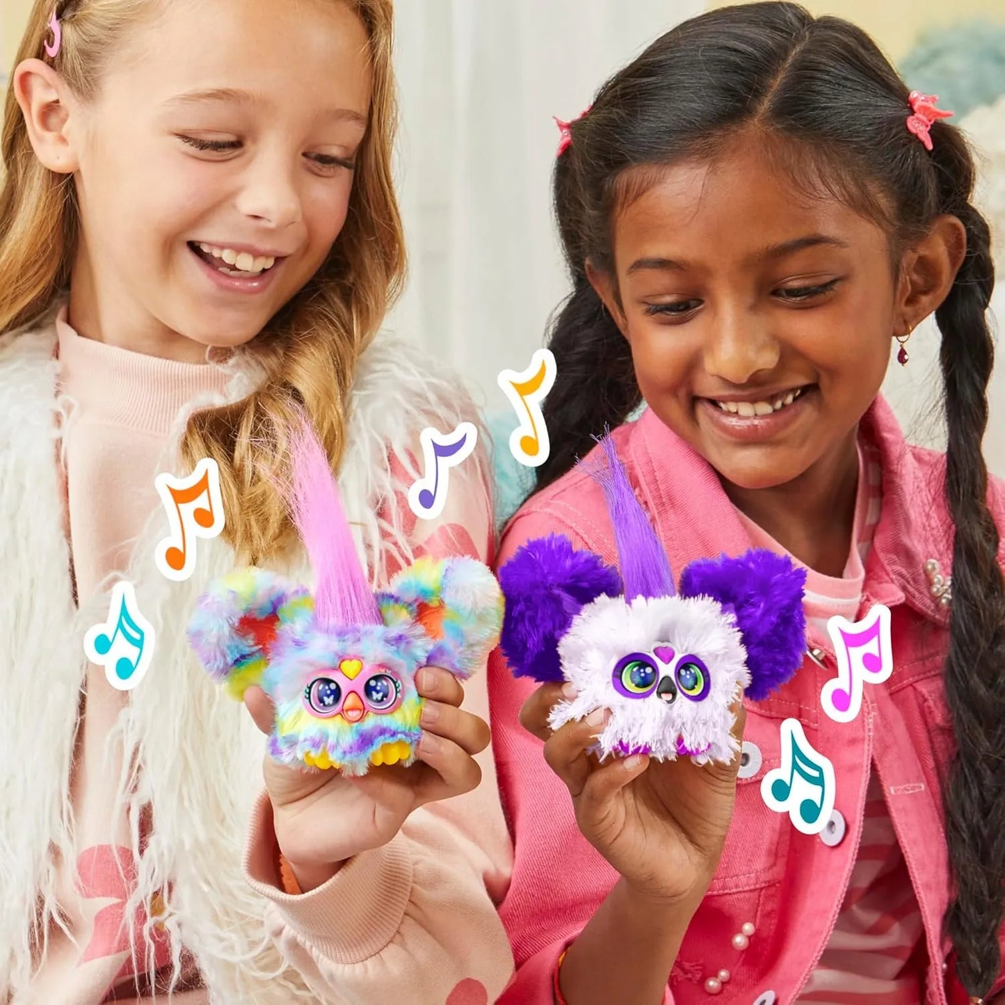 Interaktyvus pliušinis žaislas FURBY FURBLETTES SWEE-DEE, 5 cm, 45 garsai
