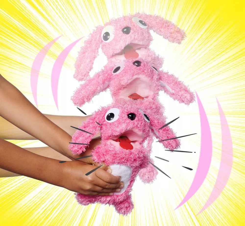 Interaktyvus pliušinis žaislas ScreamerZ triušis 30 cm su garsais Happy Prank Simba