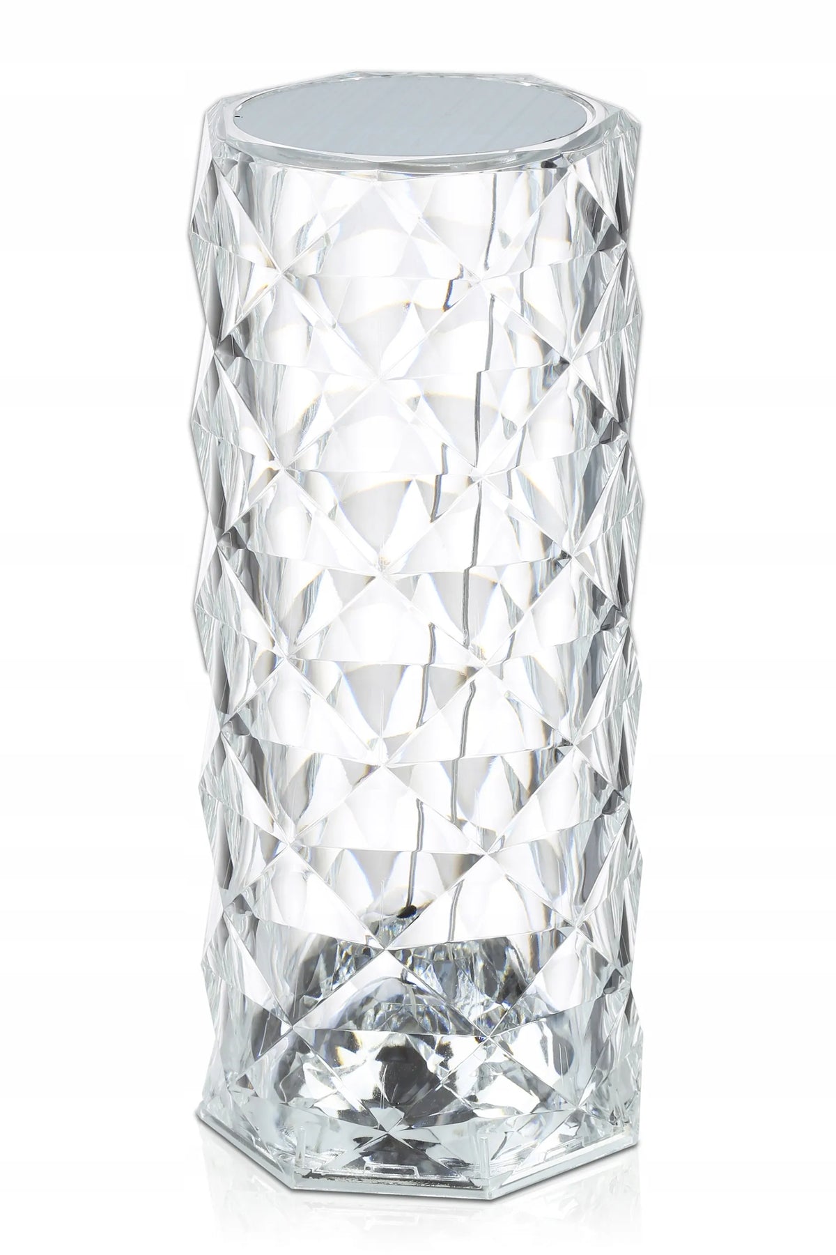 „Interlook Diamond“ krištolo efekto LED naktinė lempa, rožės formos, liečiama, RGB, su pulteliu