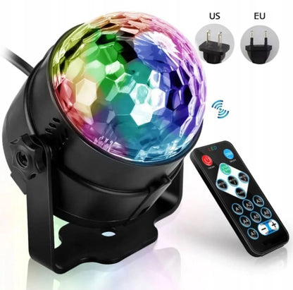 Interlook DISCO rutulys LED projektorius RGB